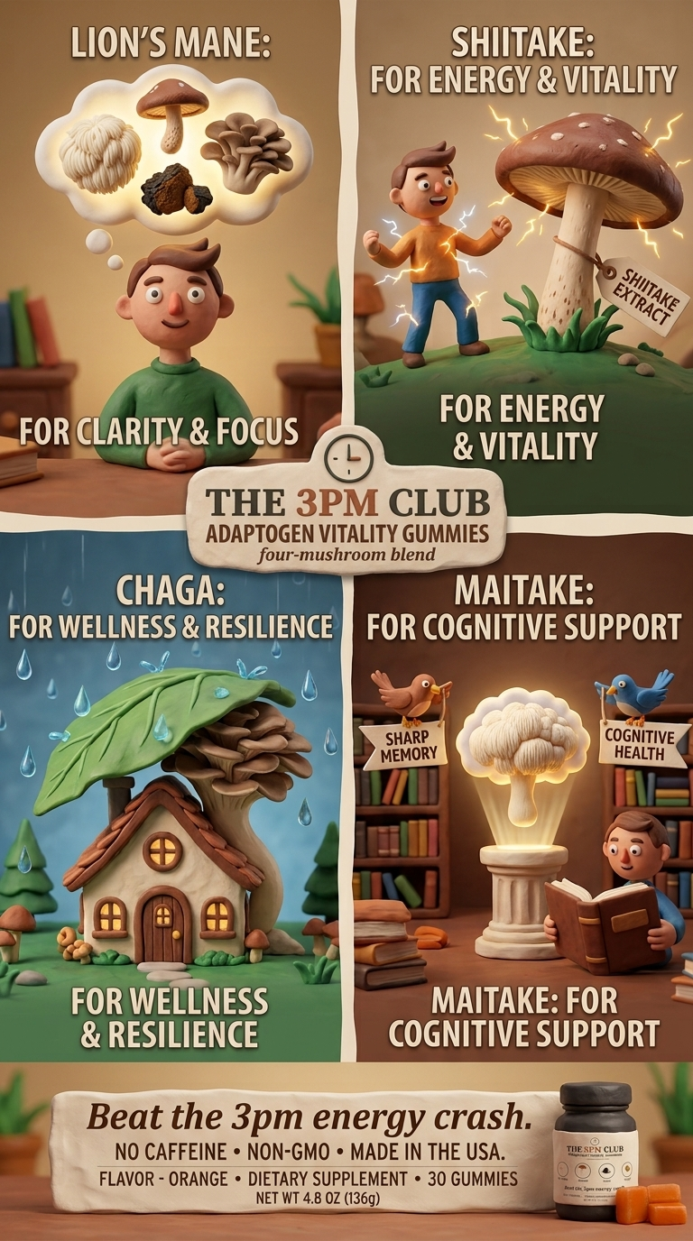 The 3PM Club — Adaptogen Vitality Gummies
